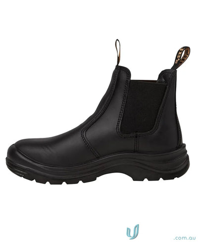 JBs 9E1-BLACK Elastic Sided Safety Boot BLACK
