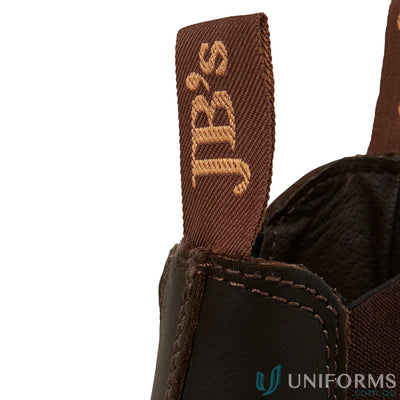 JBs 9E1-CLARET Elastic Sided Safety Boot CLARET