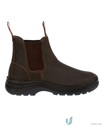JBs 9E1-CLARET Elastic Sided Safety Boot CLARET