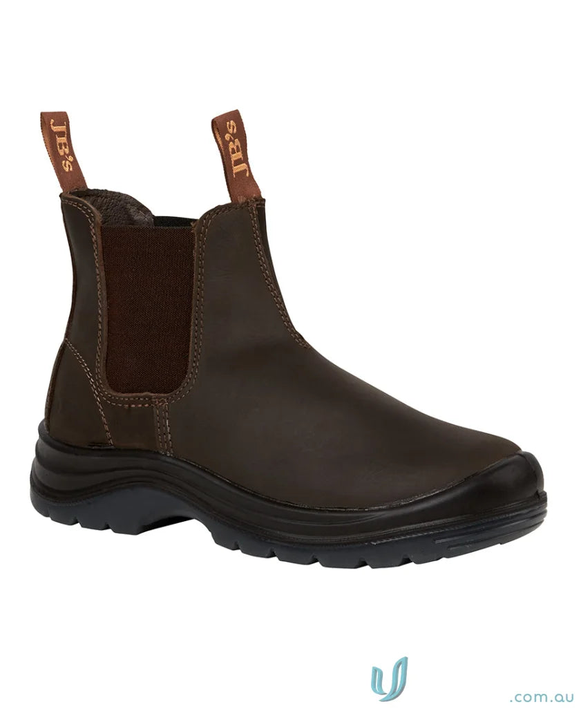 JBs 9E1-CLARET Elastic Sided Safety Boot CLARET front product image