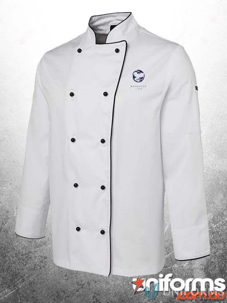 DayDream CJ037-DD2 EXEC CHEF (EMB-N) Piping L/S Jacket front product image
