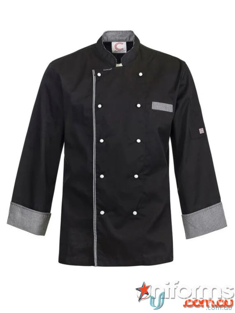 WorkCraft CJ044 Executive Chef Jacket Vent L/S