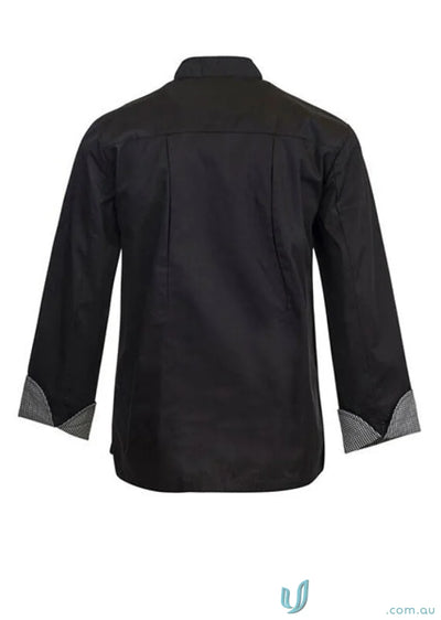 WorkCraft CJ044 Executive Chef Jacket Vent L/S