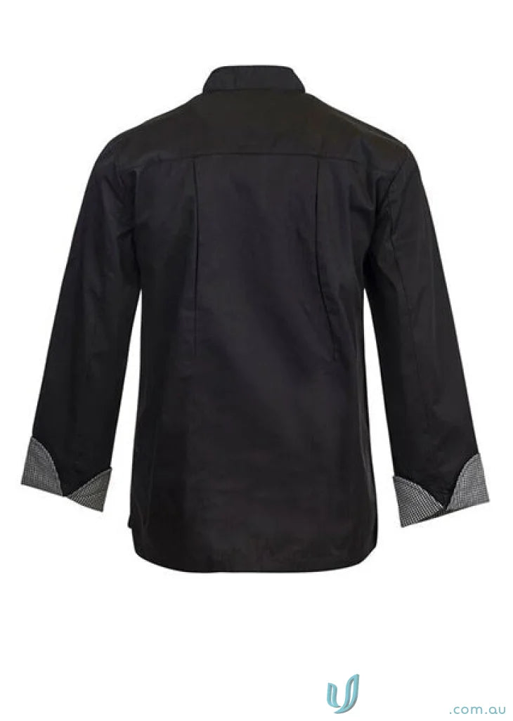 WorkCraft CJ044 Executive Chef Jacket Vent L/S