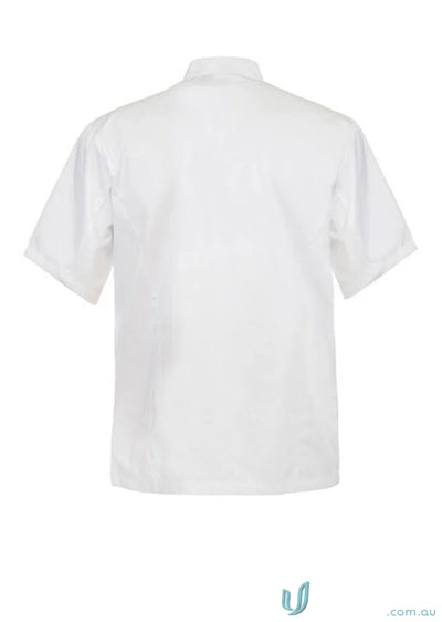 WorkCraft CJ049 Executive Lightweight SS Chef Jacket in White