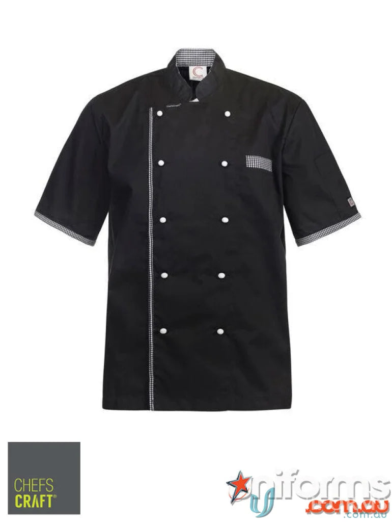 WorkCraft CJ042 Executive S/S Vented Chef Jacket