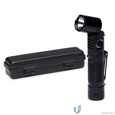 branding flashlight IGFLT FlexLight Tiltable Rechargeable Torch with Magnetic Base and Case