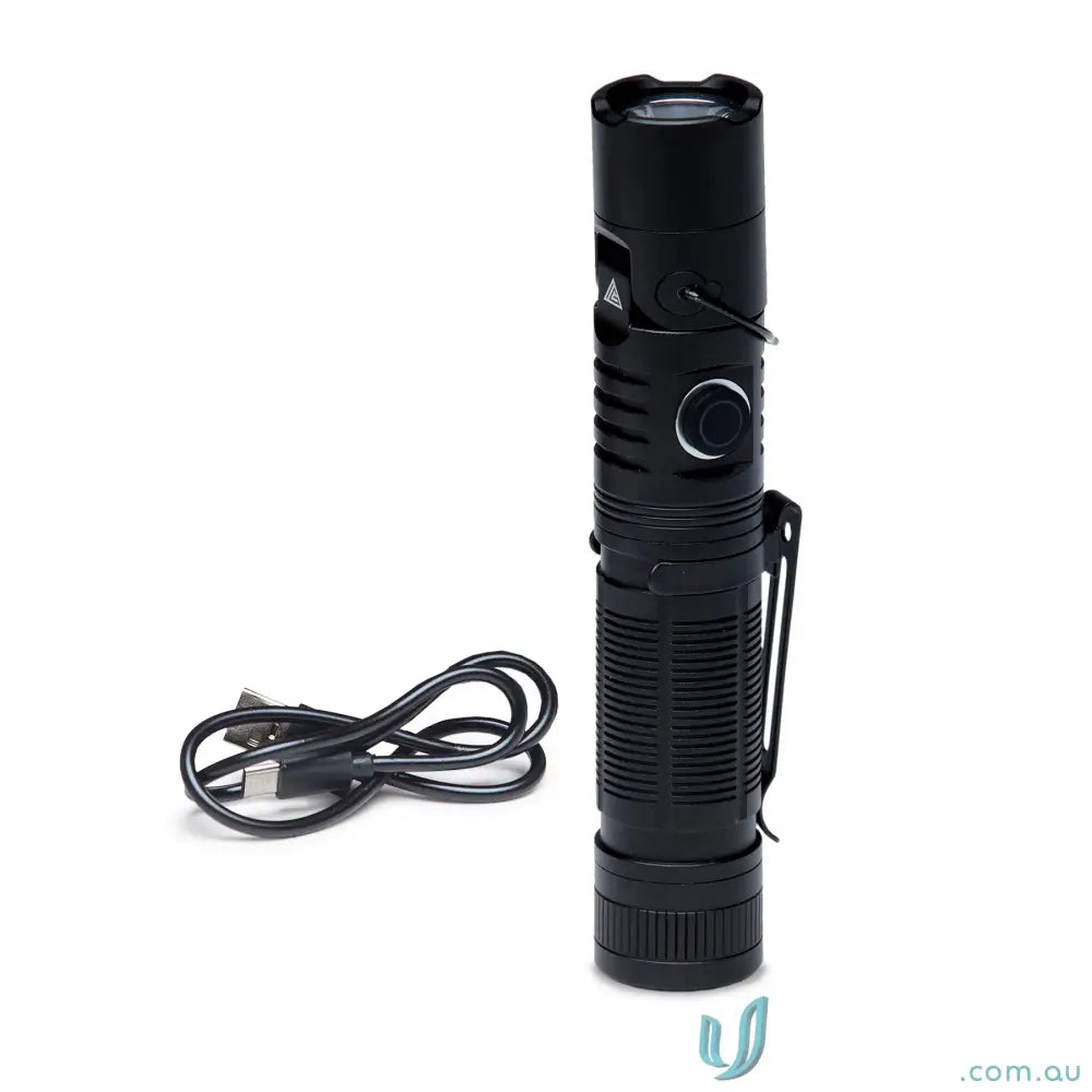 branding flashlight IGFLT FlexLight Tiltable Rechargeable Torch with Magnetic Base and Case