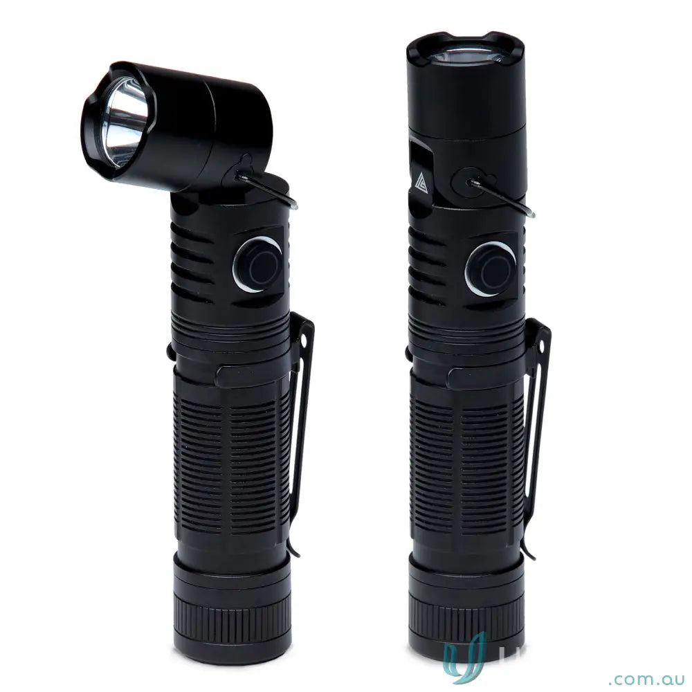 branding flashlight IGFLT FlexLight Tiltable Rechargeable Torch with Magnetic Base and Case