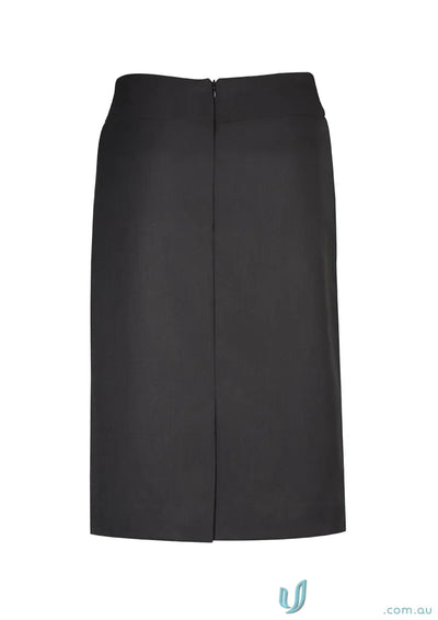 Black pencil skirt from FMV Ladies POLY Relaxed Fit Skirt, perfect for uniforms