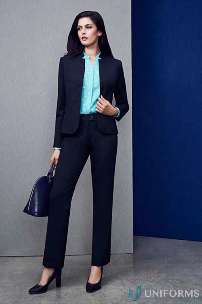 Woman’s black business suit black pants perfect for all-day wear and comfortable fit