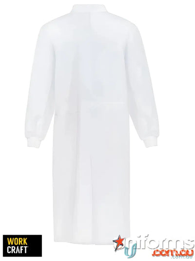 WorkCraft WJ3020 Food Industry Long Length Dust Coat in White