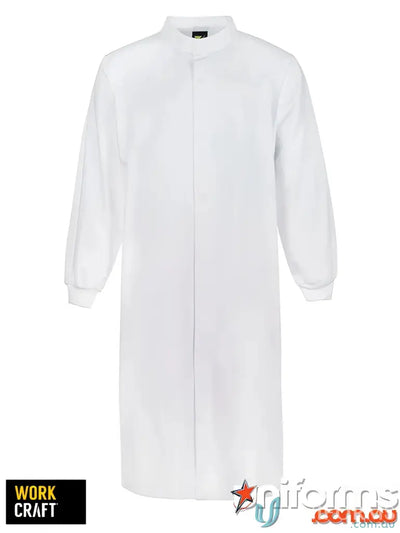 WorkCraft WJ3020 Food Industry Long Length Dust Coat in White