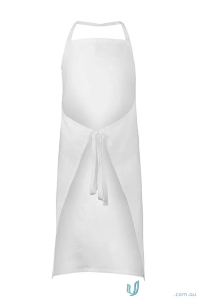 WorkCraft CA001 Full Bib Apron in White
