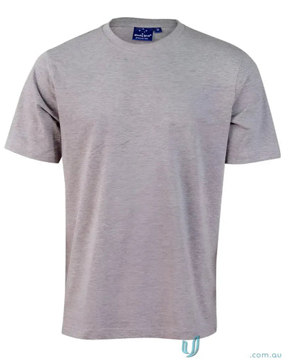 Gray short-sleeved combed cotton t-shirt from Full Colour Print Ladies Semi Fit Tee