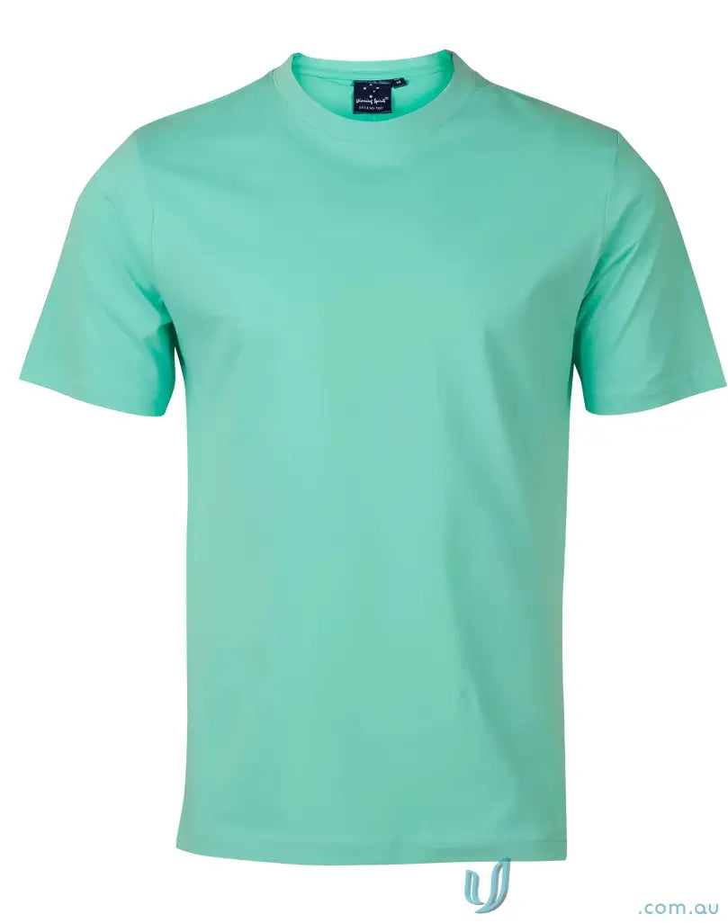 Mint green T-shirt in combed cotton from Full Colour Print Ladies Semi Fit Tee, perfect for workwear or uniforms