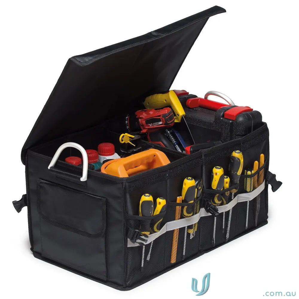 boot organiser IGGGBO GearGrid Collapsible Waterproof Boot Organiser with Removable Lid