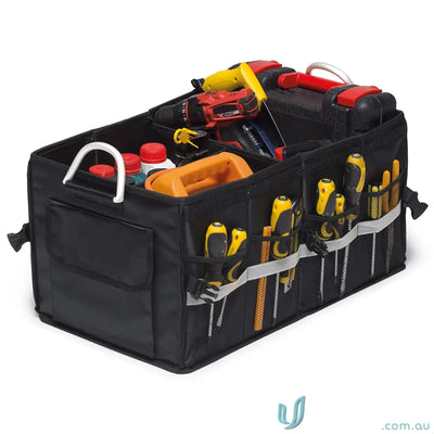 boot organiser IGGGBO GearGrid Collapsible Waterproof Boot Organiser with Removable Lid