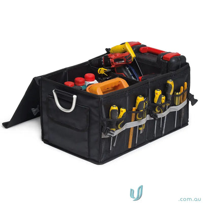 boot organiser IGGGBO GearGrid Collapsible Waterproof Boot Organiser with Removable Lid