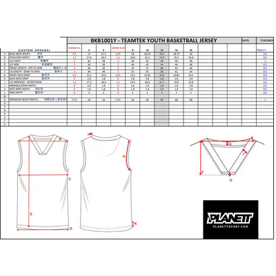 BB-C103 Custom Basketball Top