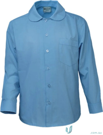 Bocini CS1461 Girls Peter Pan Collar L/S School Shirt