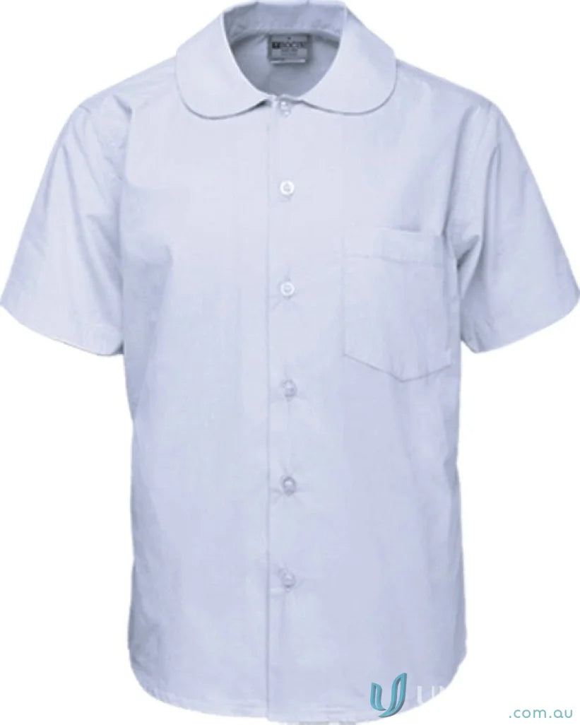 Bocini CS1405 Girls Peter Pan Collar S/S School Shirt
