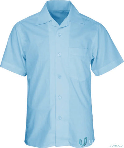 Bocini CS1308 Girls SS School Shirt in Blue
