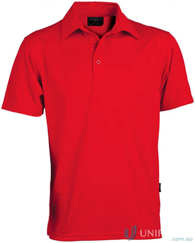 Stencil 1054 Glacier Premium SS Polos in Red