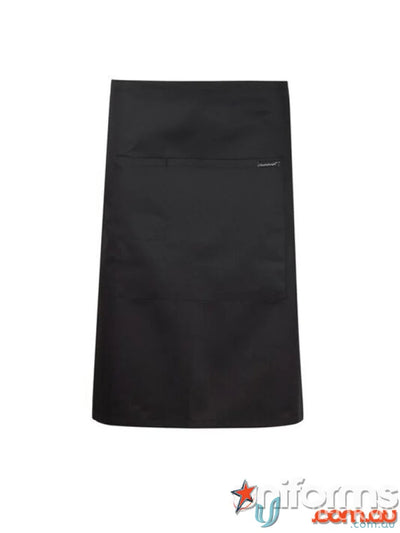 WorkCraft CA018 Half Apron with Pocket in Black