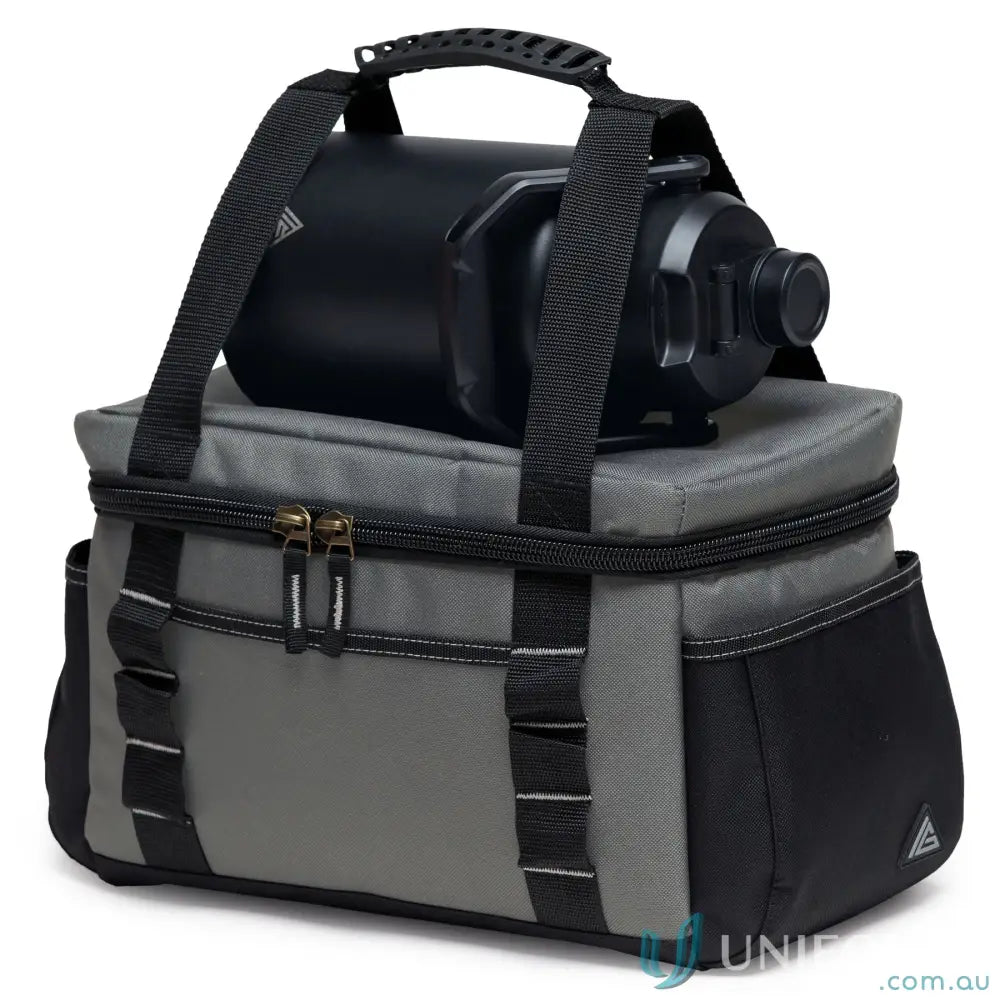 adjustable strap cooler IGHHC HardHat Insulated Cooler Bag with Adjustable Strap â€“ Steel Grey