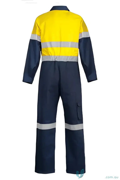 WorkCraft WC6093 HI VIS Coverall CSR Tape