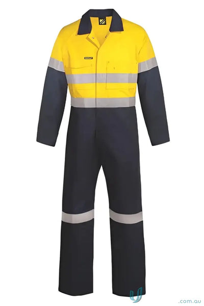 WorkCraft WC6093 HI VIS Coverall CSR Tape