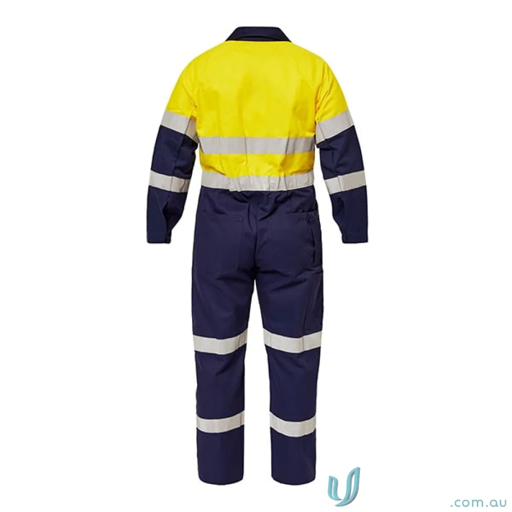 WorkCraft WC3063 HI VIS Coverall Ind Tape