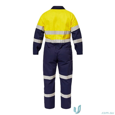 WorkCraft WC3063 HI VIS Coverall Ind Tape