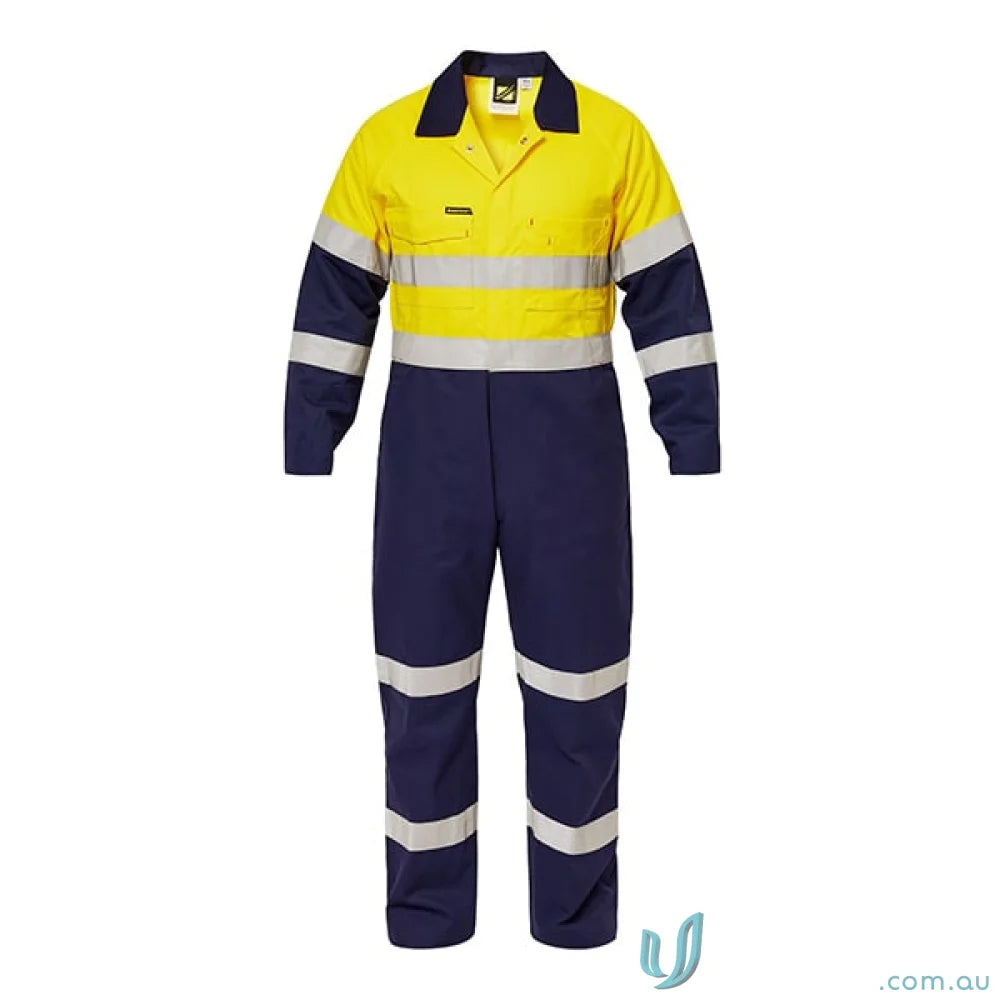WorkCraft WC3063 HI VIS Coverall Ind Tape