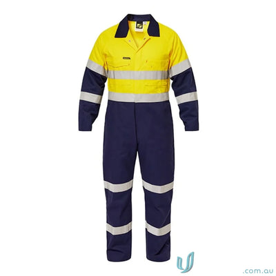 WorkCraft WC3063 HI VIS Coverall Ind Tape