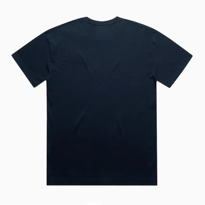 Black short-sleeved hike oversize tee with crew neck perfect for comfortable workwear and casual uniforms