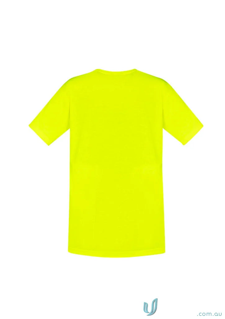 Neon yellow HiVis T-Shirt bright safety vis workwear essential zh290 with modern fit tee