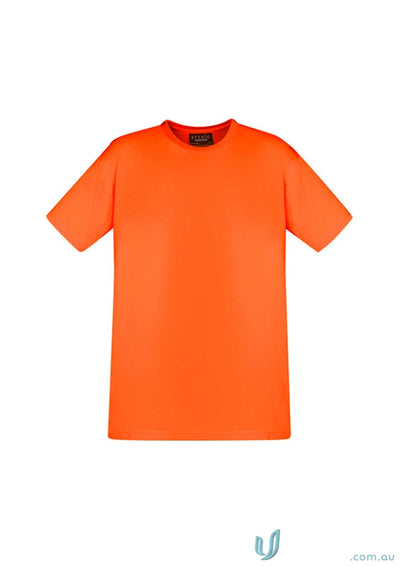 Orange short-sleeved HiVis T-Shirt with modern fit, comfort meets compliance