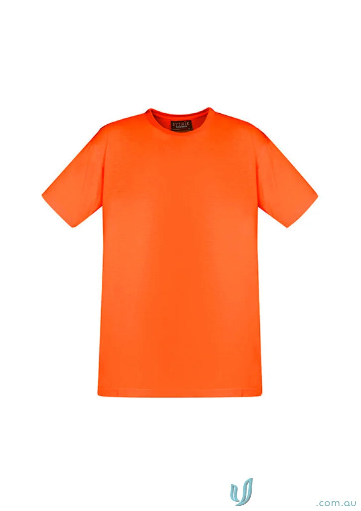 Orange short-sleeved HiVis T-Shirt with modern fit, comfort meets compliance