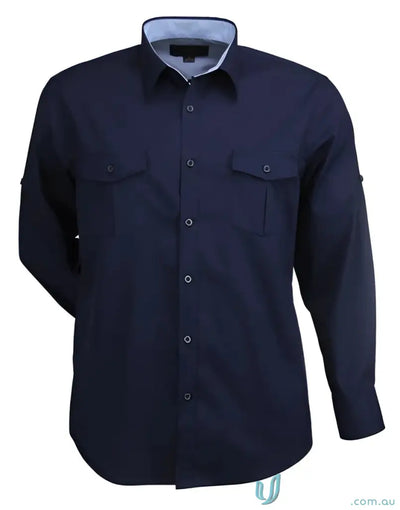Stencil 2034L-PT Hospitality Nano LS Shirts