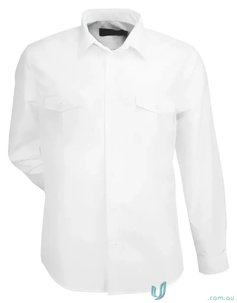 Stencil 2034L-PT Hospitality Nano LS Shirts in White