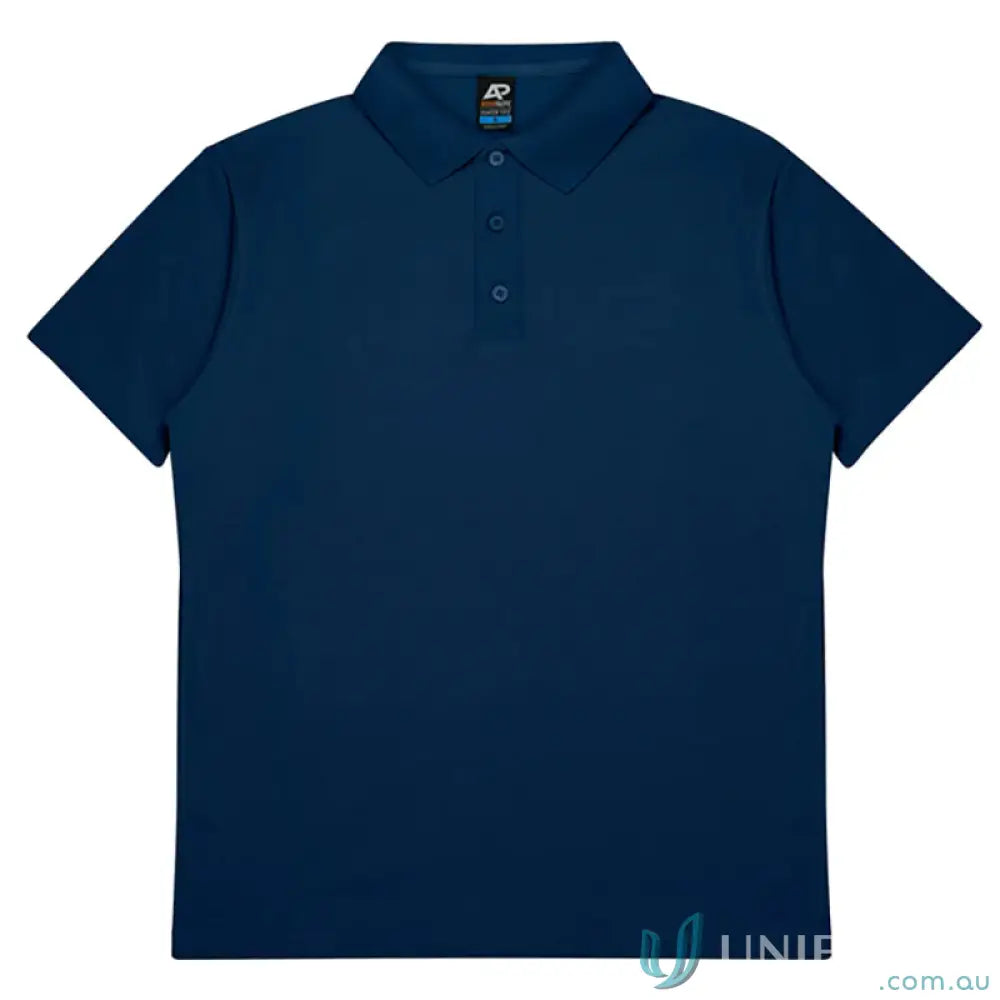 Aussie Pacific 3312 Hunter Blues Kids Polo in Navy