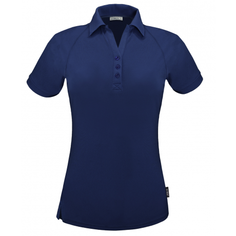 Anti-bacterial Shirt 1167 Infinity Ladies Cool Dry Polo Shirt in Navy