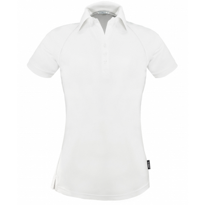 Anti-bacterial Shirt 1167 Infinity Ladies Cool Dry Polo Shirt in White