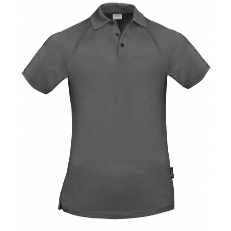 Cool Dry polo 1067 Infinity Men's Short Sleeve Polo in Charcoal
