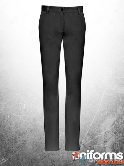 Black straight-leg trousers from INKSTONE, perfect for workwear or uniforms
