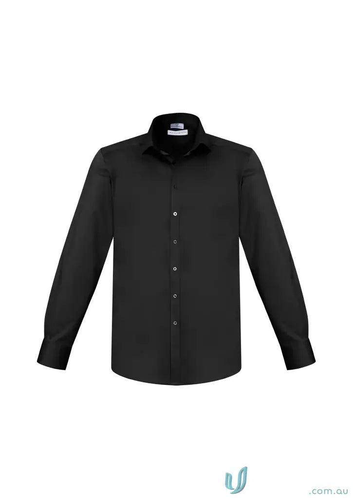 IWG EMB Mens LS Shirt from Biz Collection Monaco offers all-day comfort and classic style