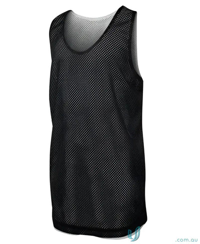 JBS Adults Basketball Singlet with black mesh fabric and code 7kbs2 for comfort