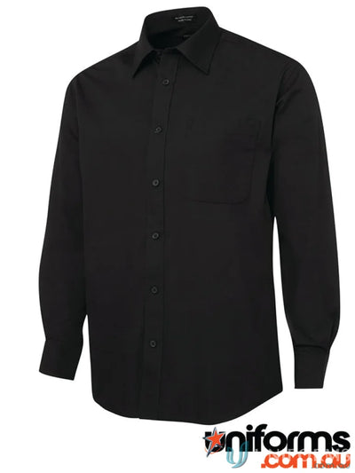 JBS Adults Classic long sleeve poplin shirt in black perfect for stylish looks